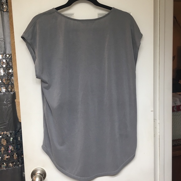 Green Envelope Made In USA Hi Lo Gray Modal Zipper - Picture 2 of 4